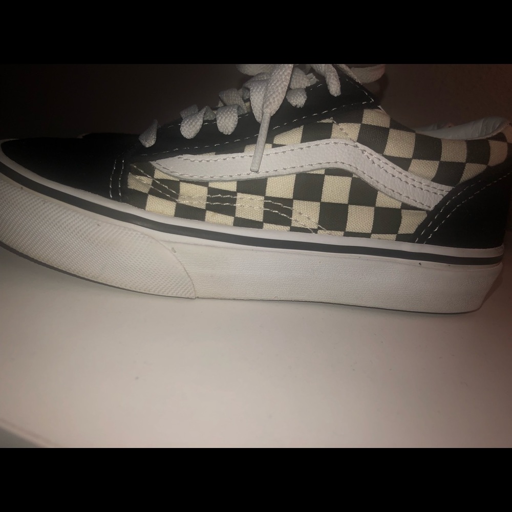 Boys VANS black and white OLD SKOOL